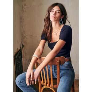 Sezane Anil Jumper Sweater - S - Navy Blue